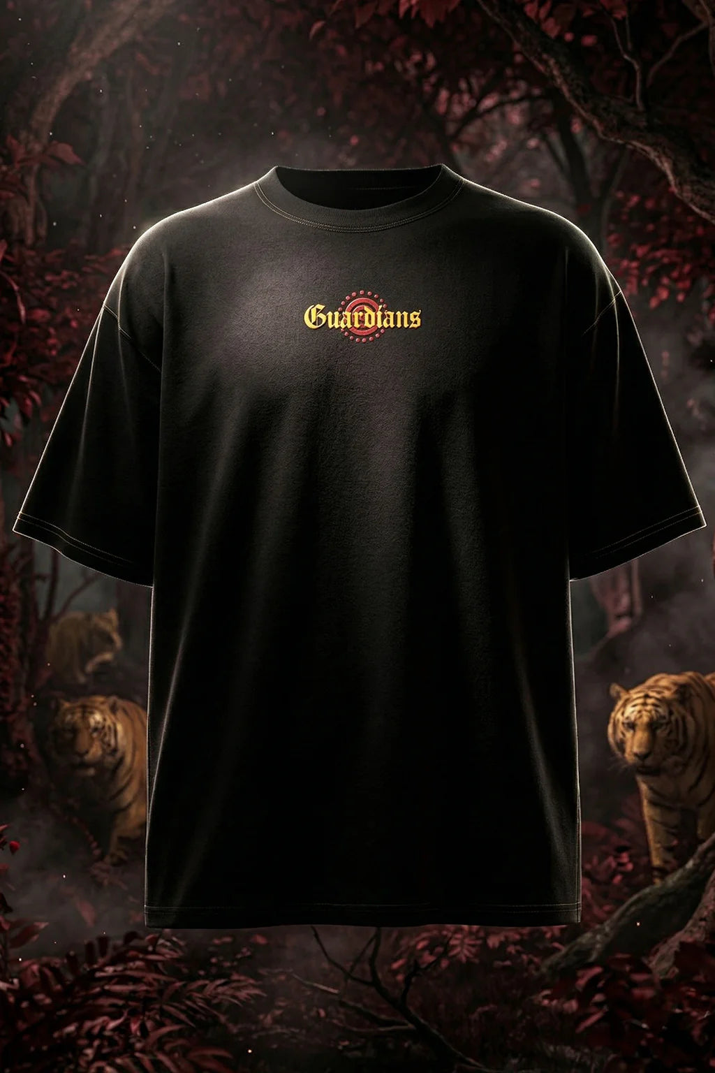 Guardians Black Printed Exclusive T-shirt Epic Collection