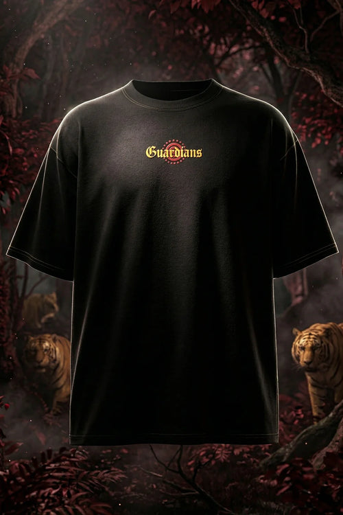 Guardians Black Printed Exclusive T-shirt Epic Collection