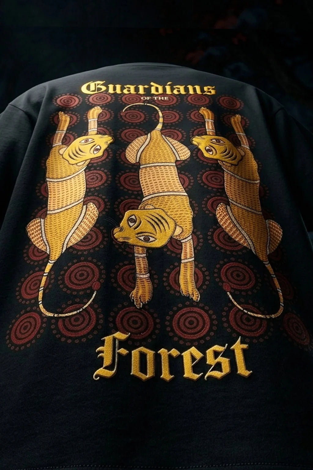 Guardians Black Printed Exclusive T-shirt Epic Collection