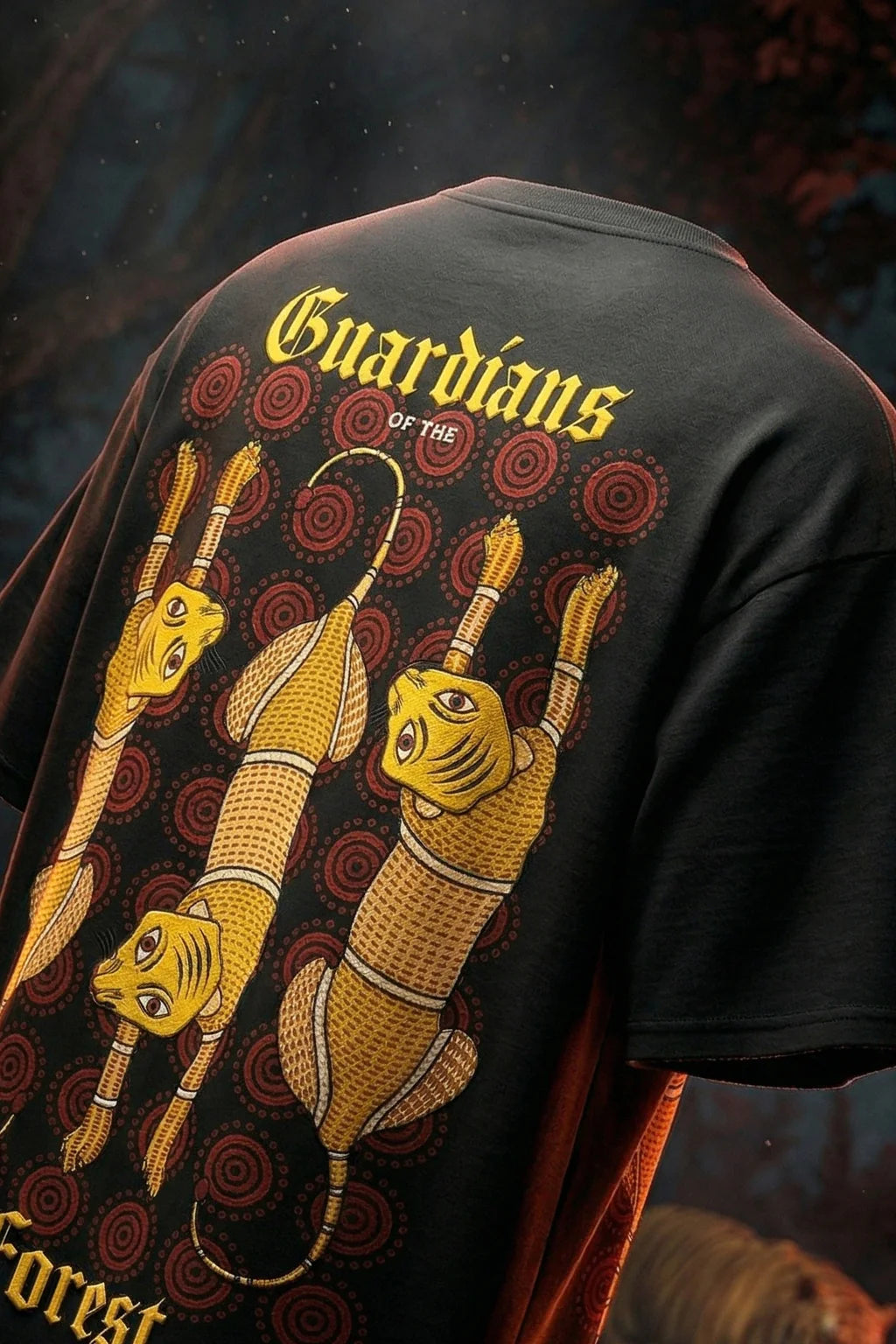 Guardians Black Printed Exclusive T-shirt Epic Collection