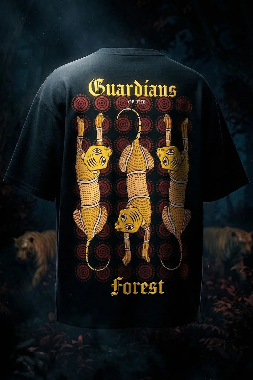Guardians Black Printed Exclusive T-shirt Epic Collection