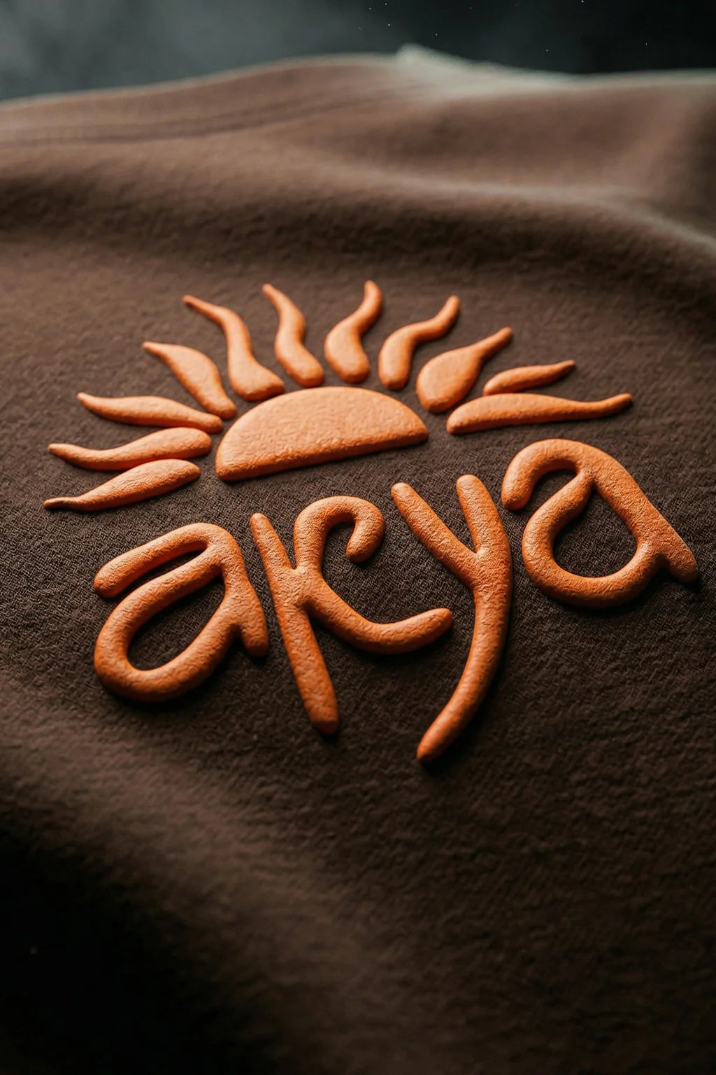 आर्य Brown Puff Printed Exclusive T-shirt Epic Collection